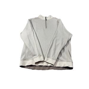 Tommy Bahama 2XL 1/4 Zip Up Sweater Reversible Beige/Tan Color Pullover